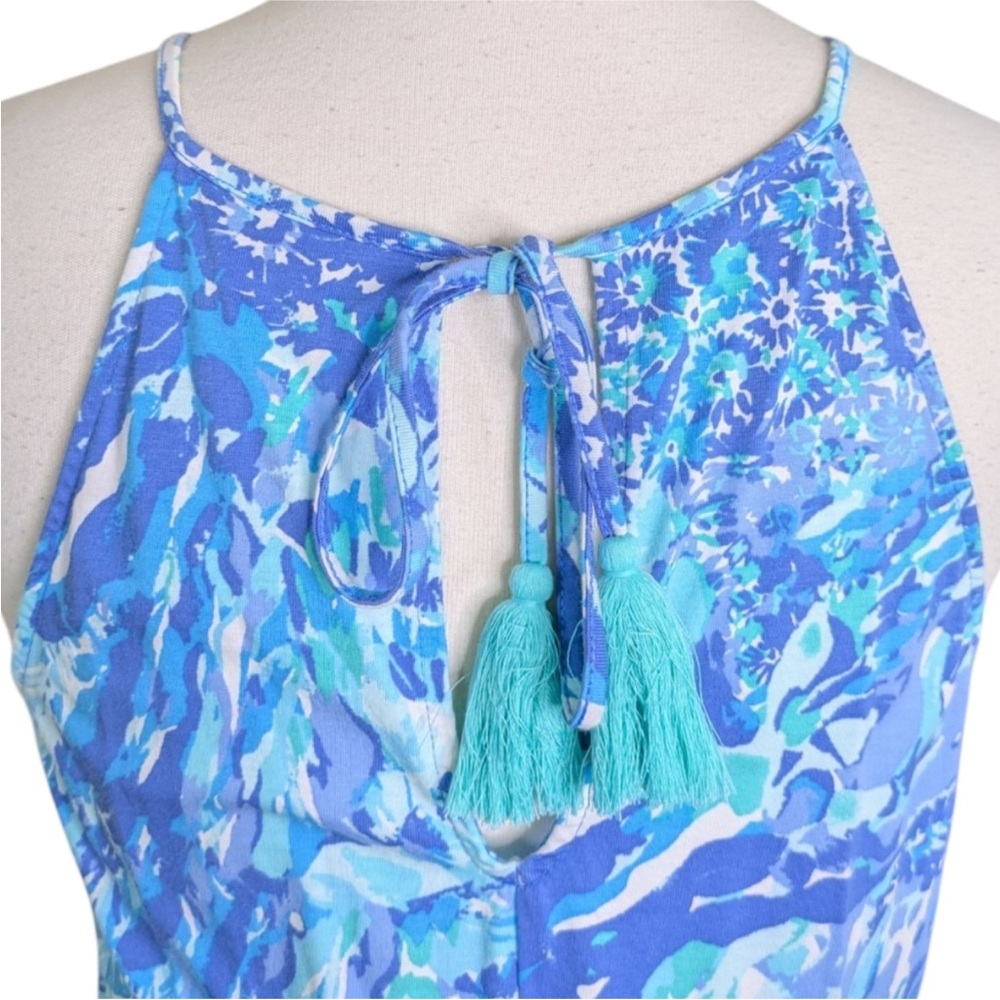 Lilly Pulitzer Margot Maxi Dress-Blue Haven Hey Hey Soleil - Picture 7 of 8